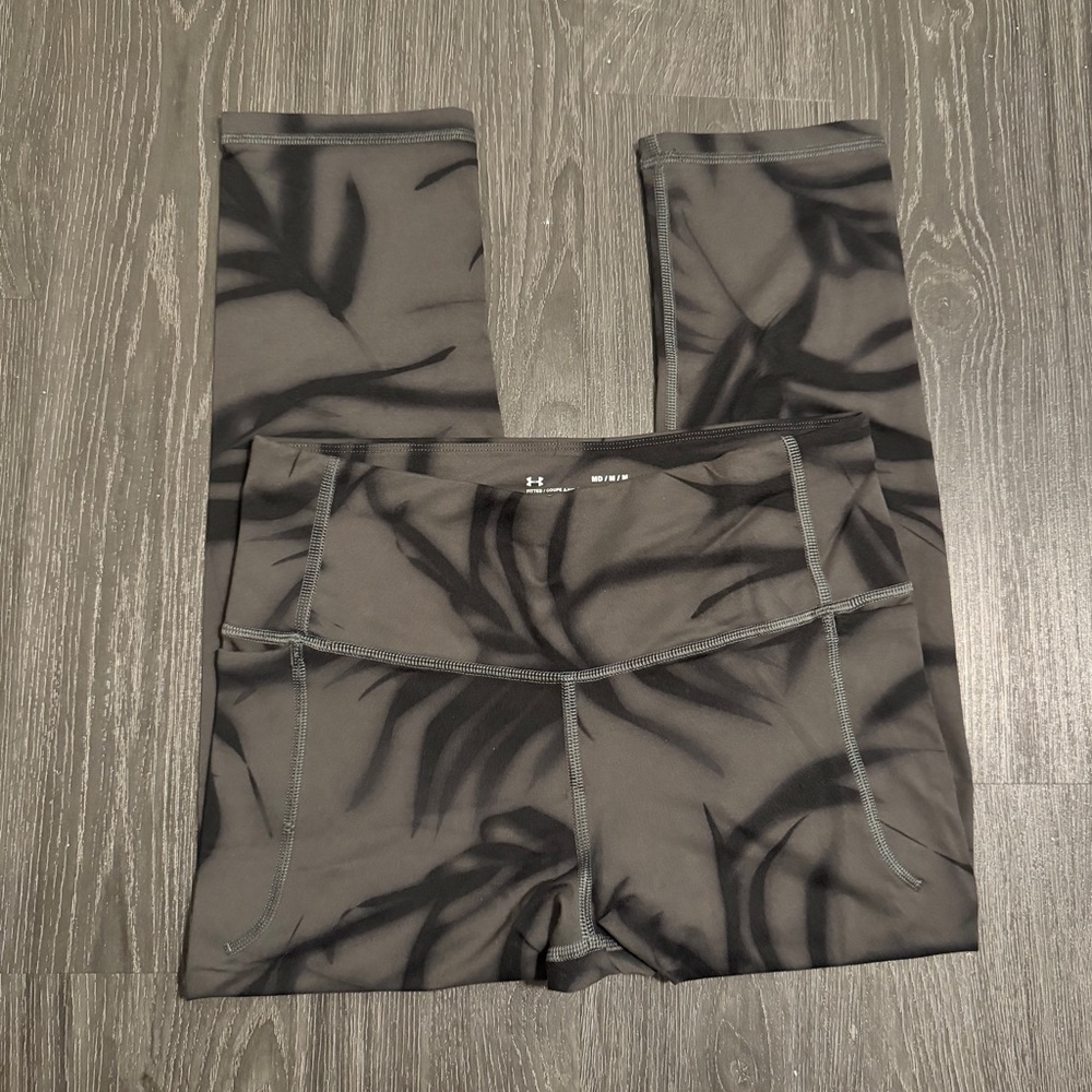 Under Armour Women Compression 
Tights Pants Gray/Black Size Medium